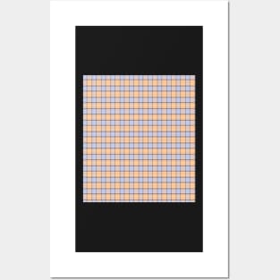 Yellow Lilac Twill Plaid Posters and Art